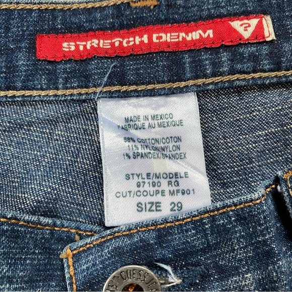 Vintage Guess Stretch Denim Flare Jeans - Picture 4 of 8